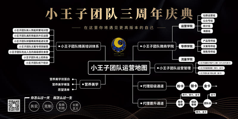 特别感谢亦仁大大给机会分享，我是微商小王子。我的团队成立三周年了，昨天刚在北京做完三周年庆典。
我