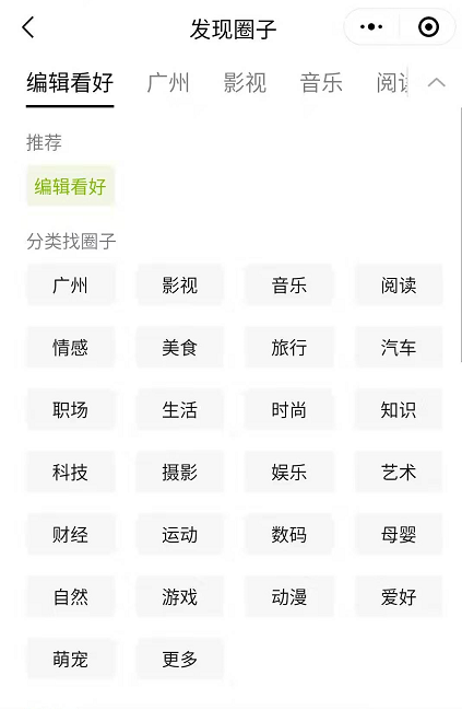 我最近陆续申请了3个圈子。好像摸到了一些不确定的经验，想做个简单的分享。
12.12号微信圈子团队