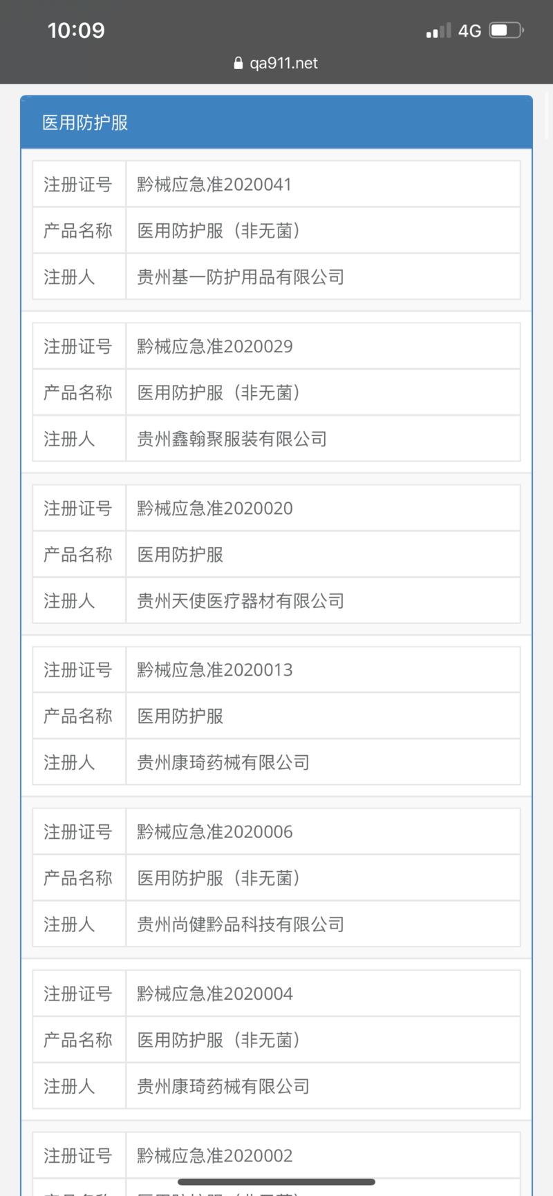 抗疫物资产品境内未注册将无法出口,  哪些企业是合规的？
这个网站能查询注册证书