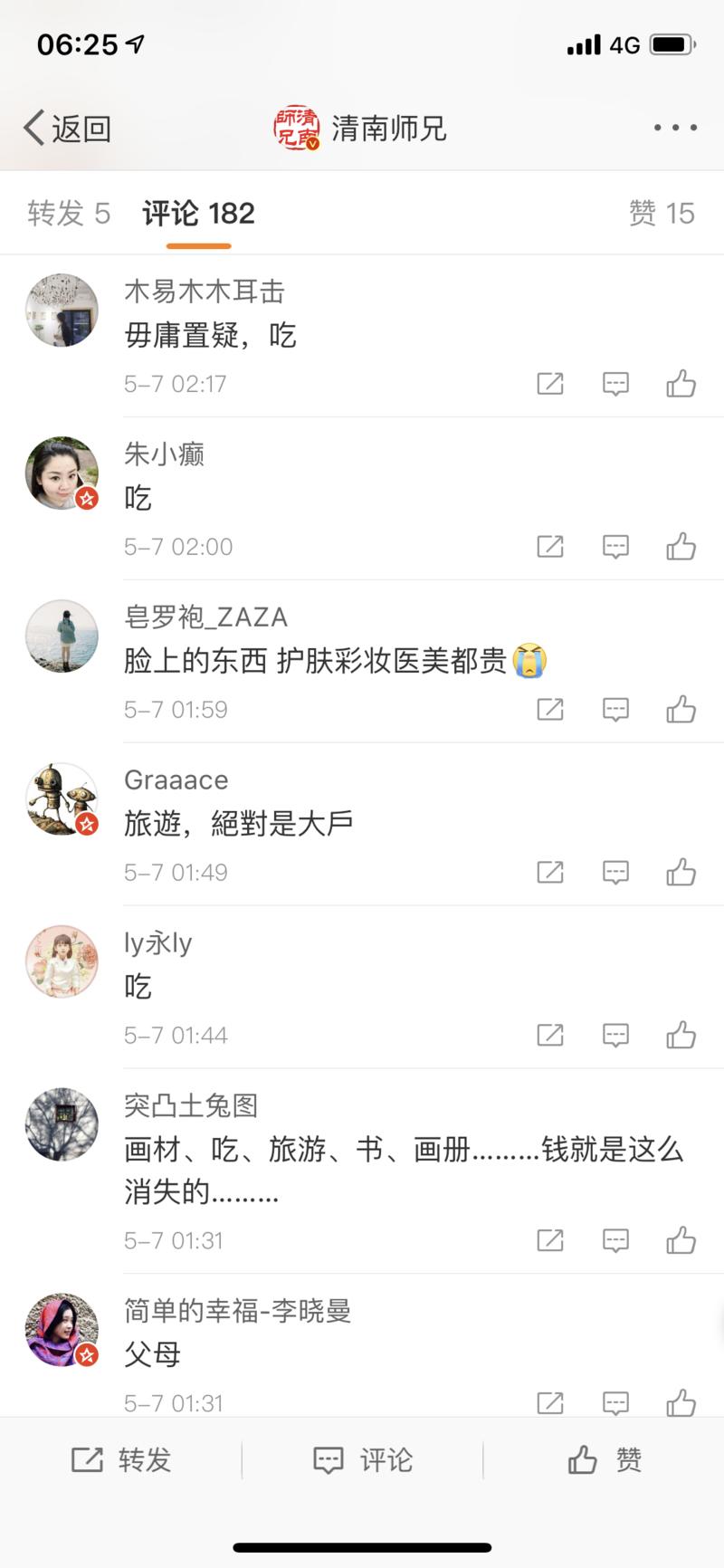 💡刚刚刷微博无意间看到的…
💰你在哪方面最舍得花钱？
[勾引]想把大家口袋里钱掏出来的老板们，
[