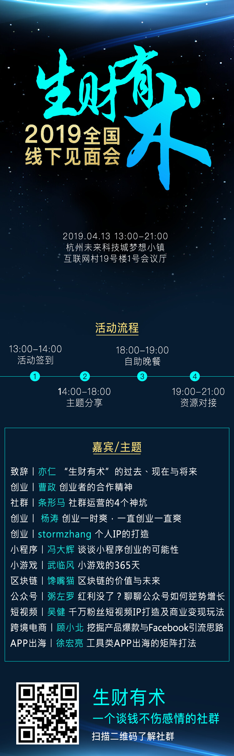 已经报名的正在发邀请函，4月13号杭州见。