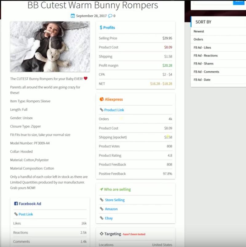 发现个极好的dropshipping Spy工具，查找流行产品，店铺产品订单量，利润，aliexpr
