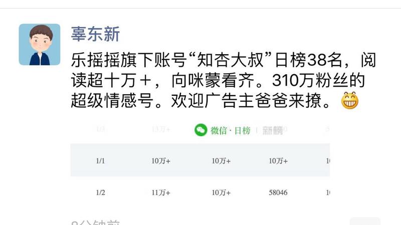 很多工具沉淀下来的服务号基本没有运营，有很多几千万粉丝的大号，这里有一个优秀案例。