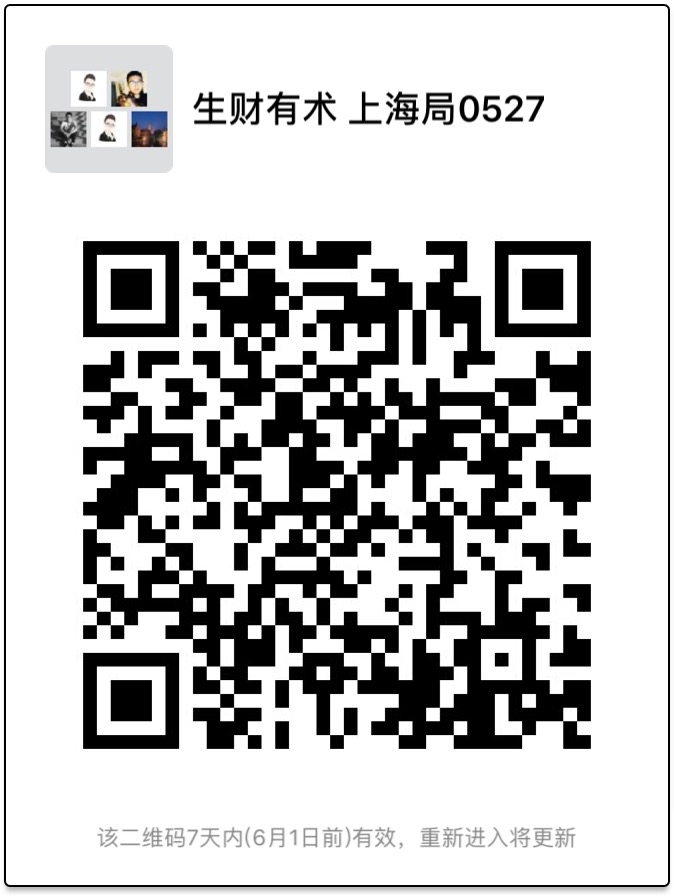 #饭局的诱惑上海站#      
Update重发。应杭州场，组个局。
上海，5月27日，下午茶+晚