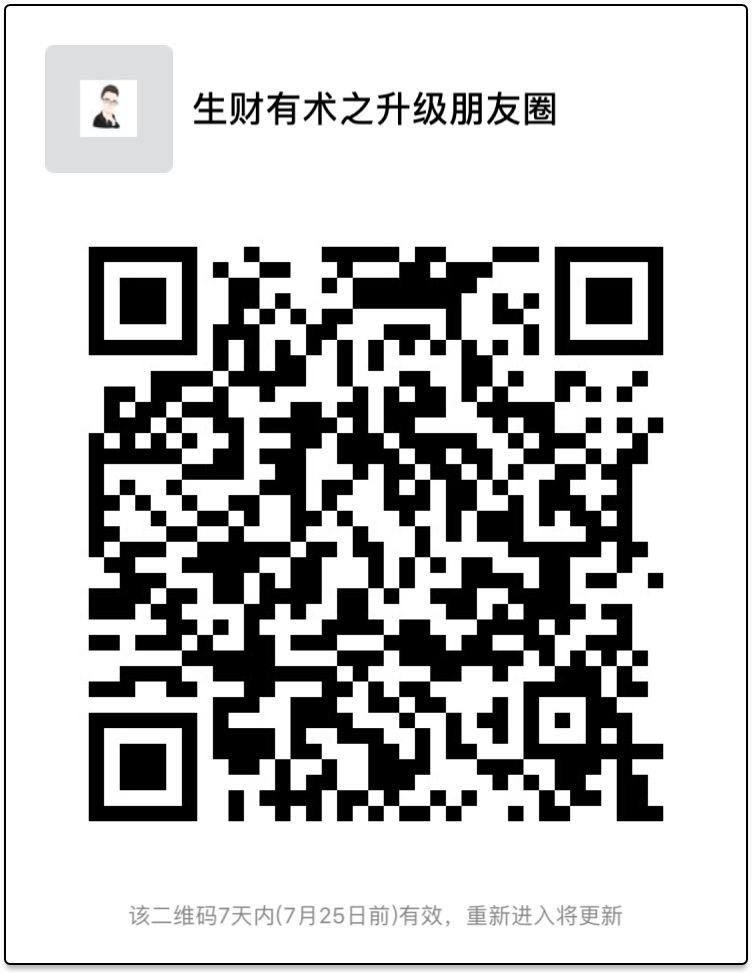 #升级朋友圈#   
入口开放！
请保存图片二维码，用微信扫码入群。
活动时间：今晚20：00