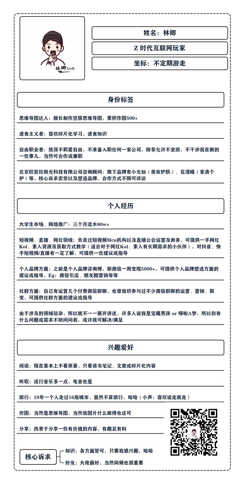 习惯性用思维导图的自我介绍，
所以，委屈一下各位大佬看图吧