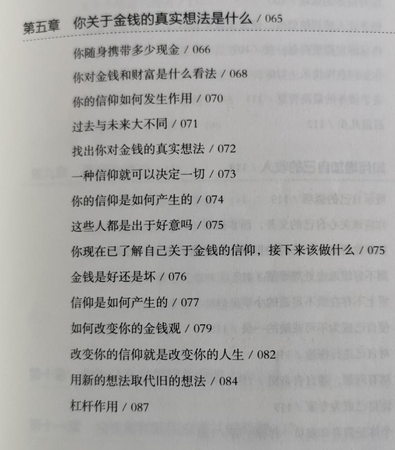 假期读了一本书,博多.舍费尔的《财务自由之路》。这本书从灵魂质问“什么是你真正想要的”开始,剖析了“
