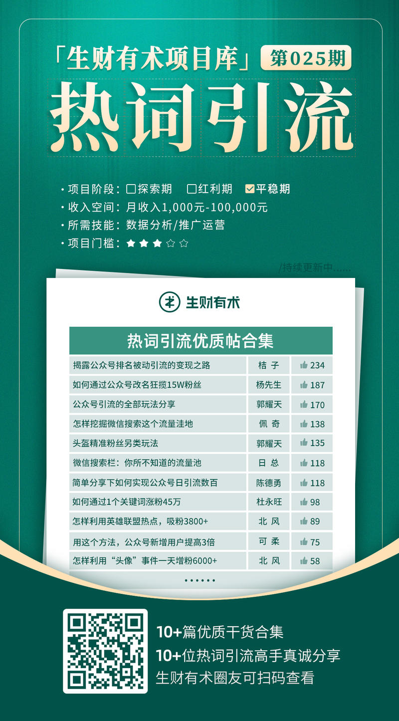 大家好，我又来更新