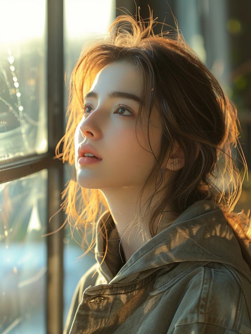 011：他们说心若向阳，然后就能自带光芒。这组提示词中，用了非常专业的一个摄影技术：广角，然后搭配插