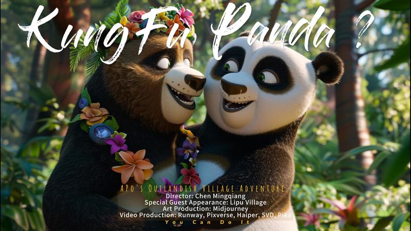 今天功夫熊猫4上映了,不知道大家去看过没,听说点映口碑很一般,那就自己用 AI 做一个
一直想搞个