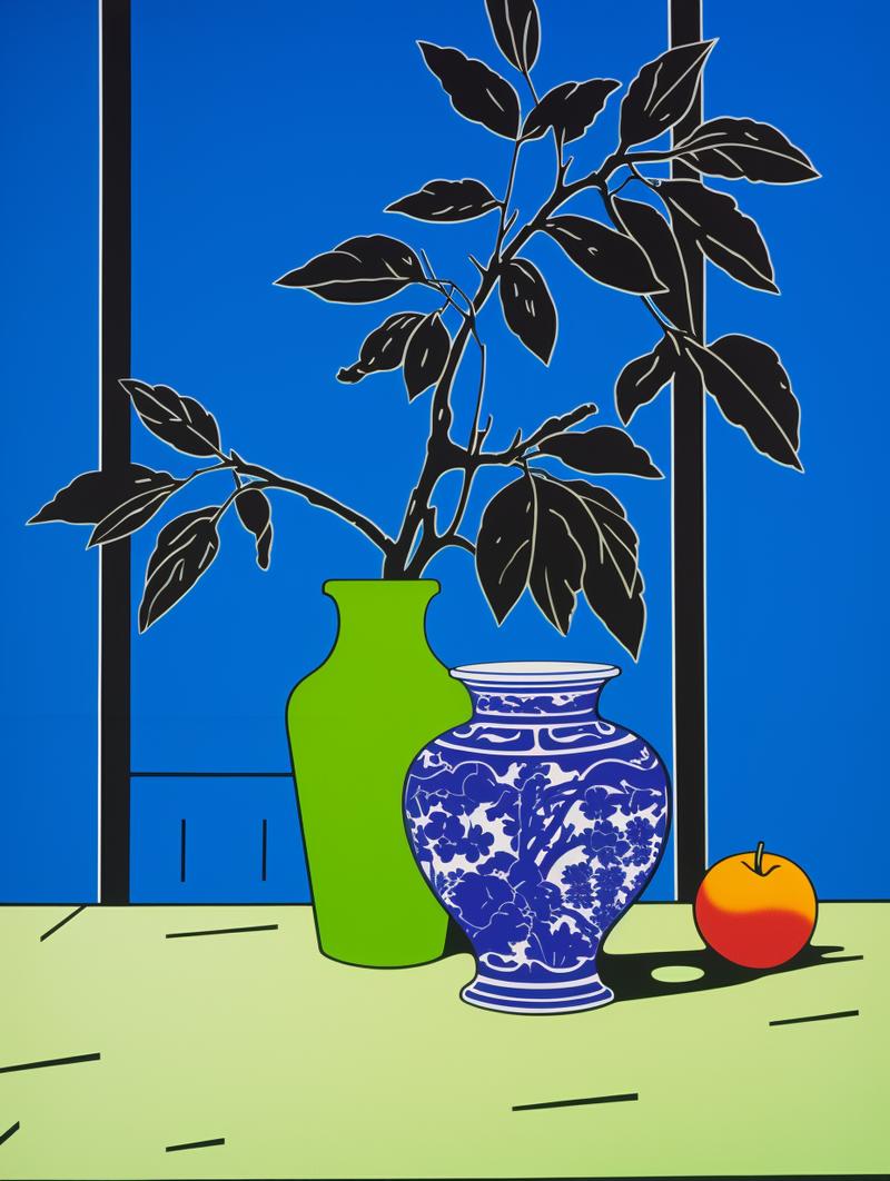 015：使用Mj出图时，如果不确定或者不会颜色搭配，可以使用Vivid Color，尽管看上去很俗，