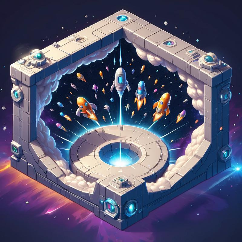 今天听雨要分享的是一个等距图块风格的 Lora 模型：zavy-ctsmtrc-sdxl
触发词：