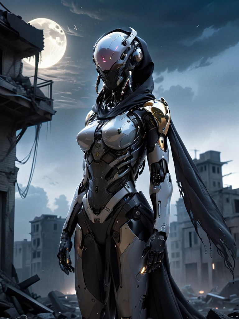 今天听雨来分享一个机甲套装的 Lora，还是蛮酷的。
模型放网盘里了，感兴趣的小伙伴自取：