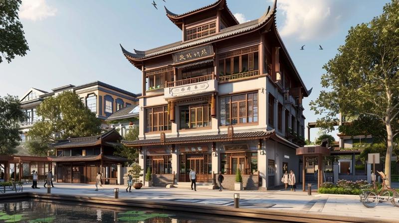 【智绘点滴】第4篇 让AI解决专业的问题，助力出图
今天群内有个小伙伴在用AI出一幢6层的别墅图，但