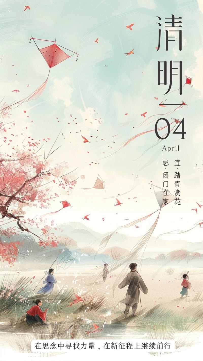 在思念中寻找力量，在新征程上继续前行！
人生最好的境界，是清明。
唯心清明，眼清明，走过的路，才