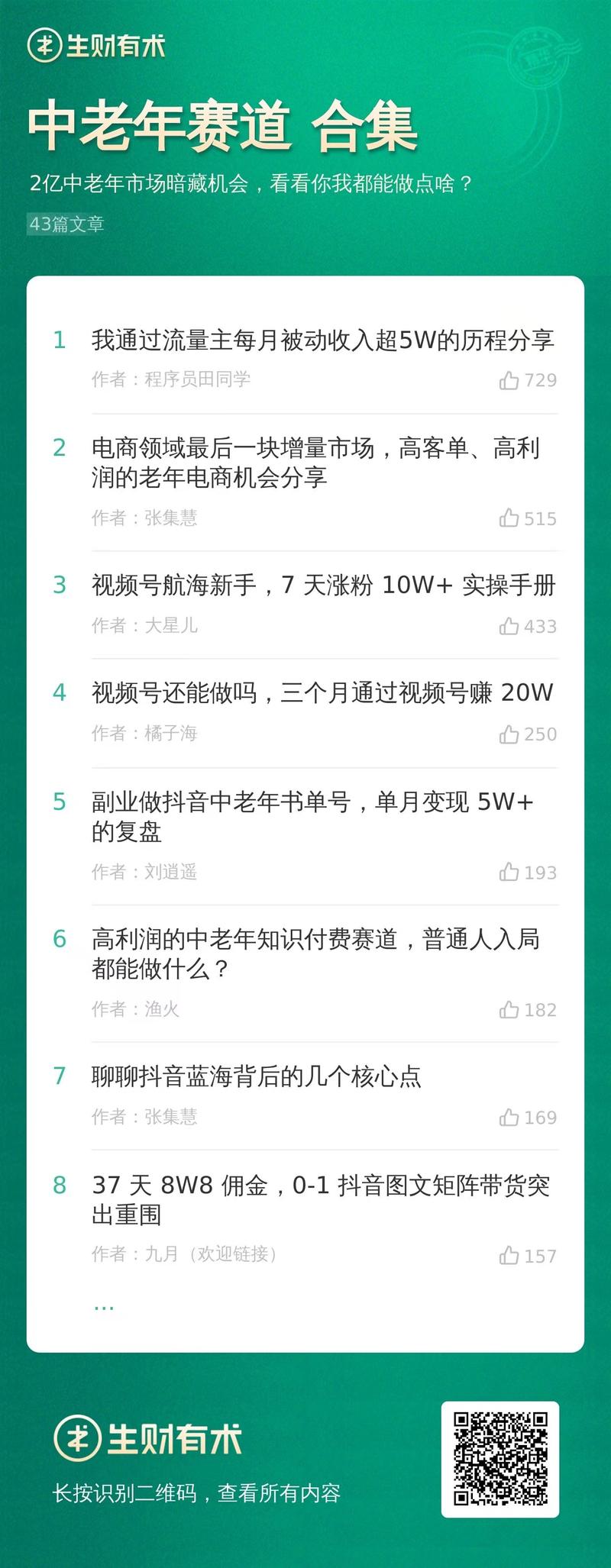 今天周四,生财有术内容合集更新啦~
昨天的直播大家看了没有,通过一个小需求发现机会变现了 40W。