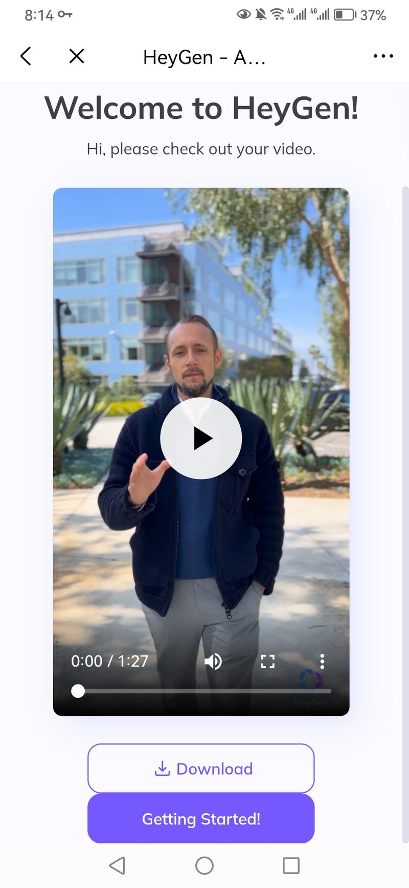 HeyGen 前几天宣传的新版数字人 demo 可以体验了，输入文案和你的邮箱，他们会帮你生成好你想