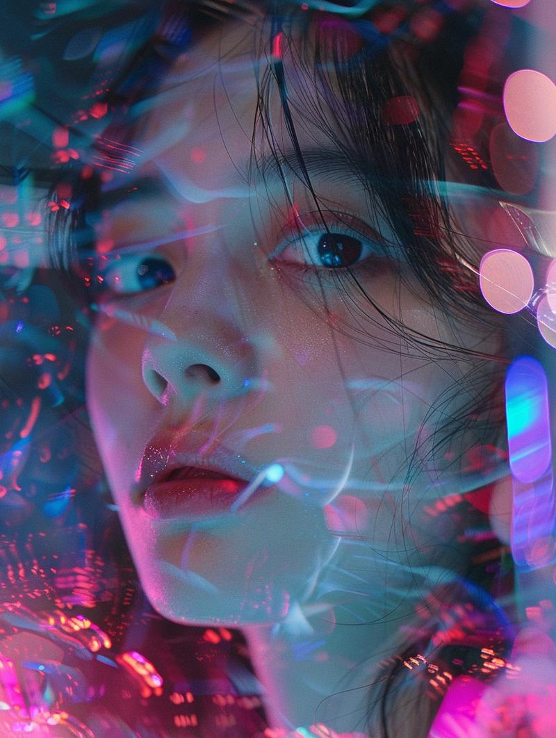 008:这组图使用了一个非常重要的摄影技巧:双重曝光(double exposure),以增加神秘感