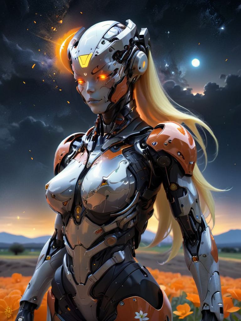 今天听雨来分享一个机甲套装的 Lora，还是蛮酷的。
模型放网盘里了，感兴趣的小伙伴自取：