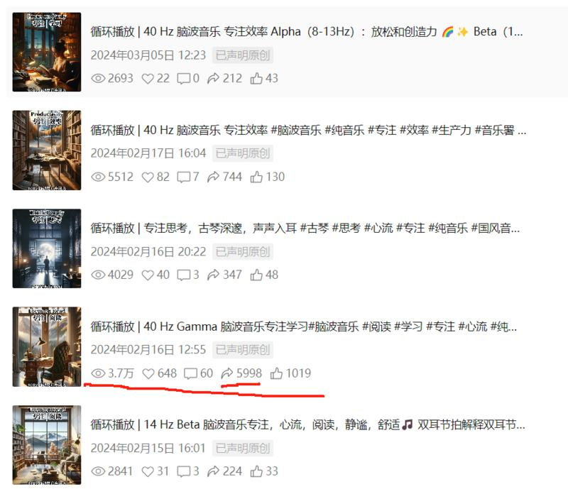 爆了爆了！全面拆解豆哥视频号脑波音乐视频项目
4万播放、6000转发、涨粉1000+
给流程、给