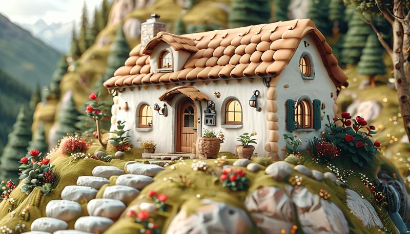 今天要分享的是一个塑料世界风格的 Lora 模型：A_Plastic_World
模型放网盘里了，