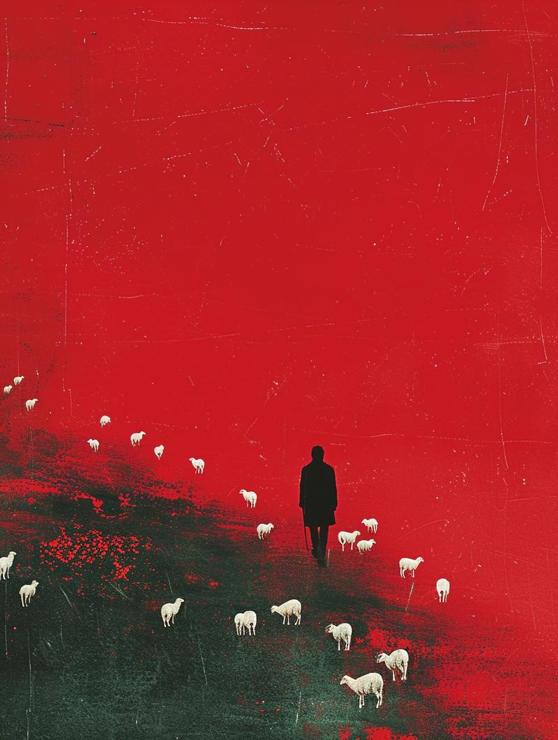 012:为什么说砍柴的陪不起放羊的?
完整提示词:
A book cover with a