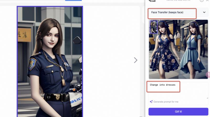 AI绘画 - 超级好用的浏览器绘画插件Glif，重点完全免费
支持通过编写提示词在原图的的情况下一