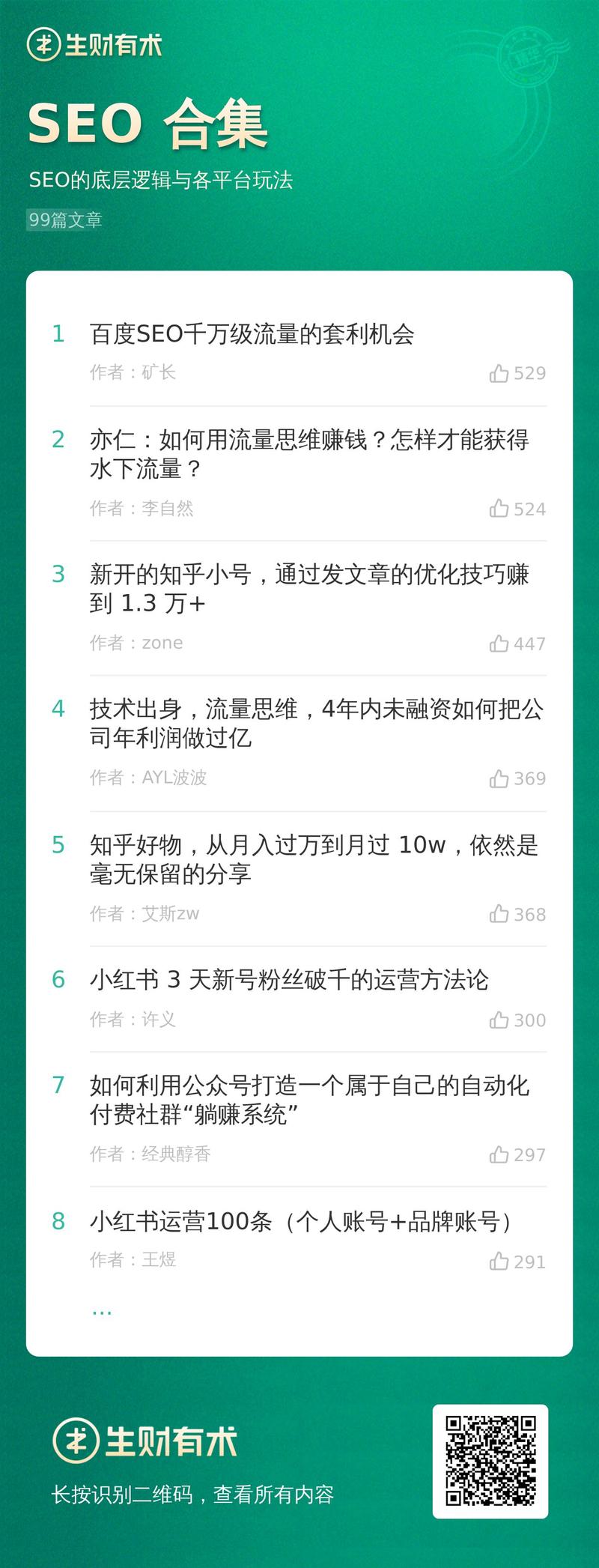 在获客成本越来越贵的今天，有没有一门技术可以在互联网上获得免费的流量呢？其实是有的，那就是 SEO，