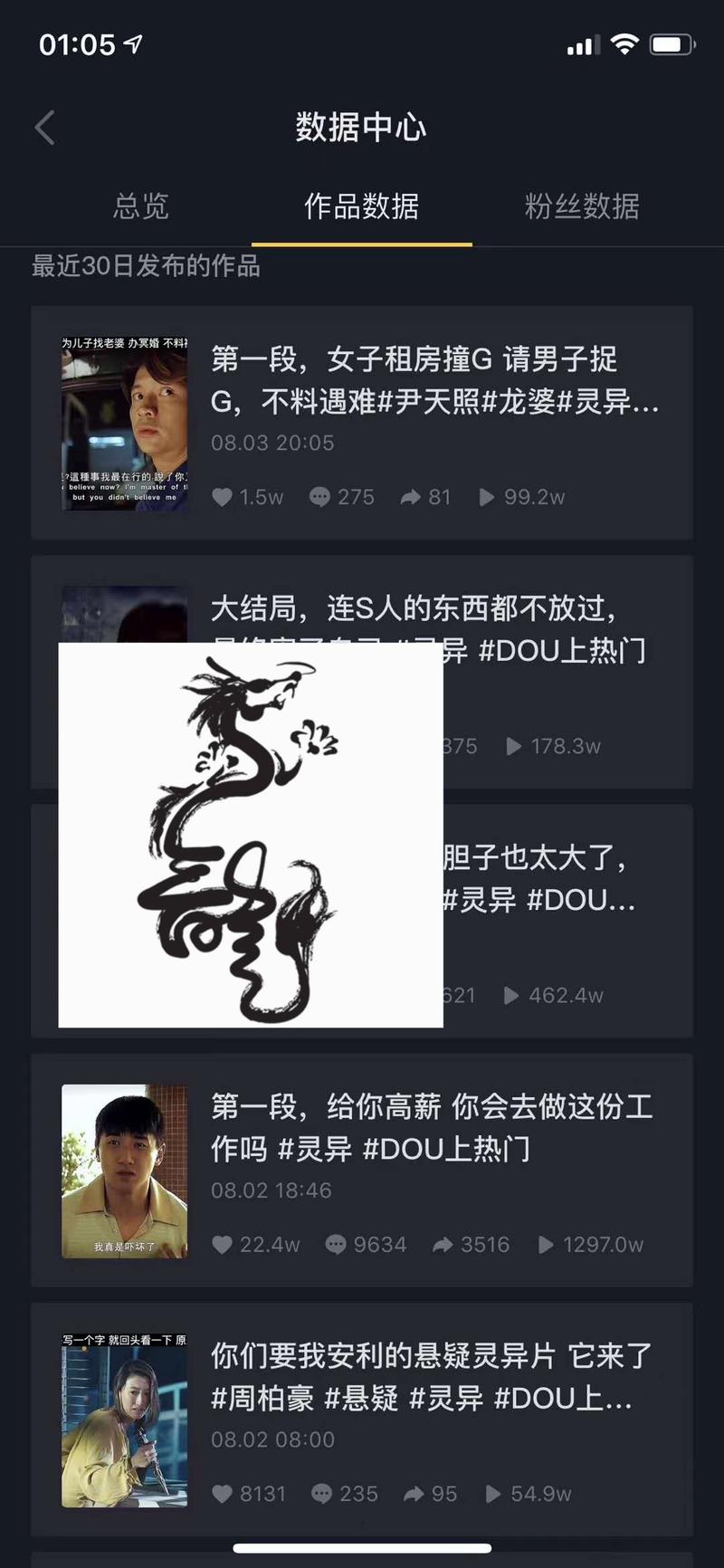 【抖音影视号实操干货冲击龙珠】 龙珠   案例分享   思路分享  
大家好，我是一龙 今天我脚踏